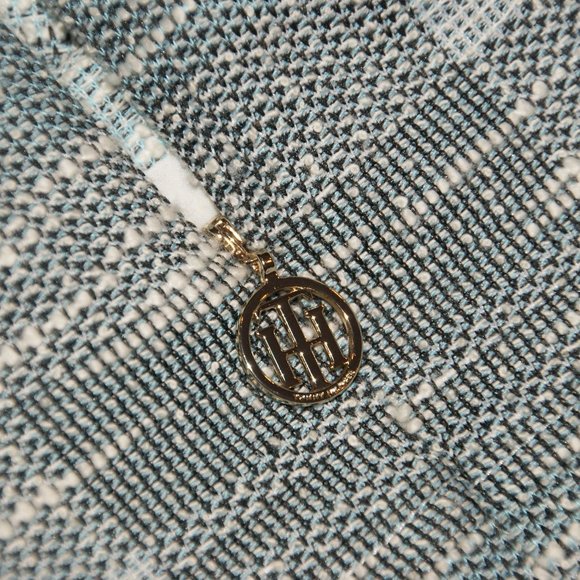 TOMMY HILFIGER Tweed Sleeveless Fit Flare Dress 6 - Picture 7 of 11